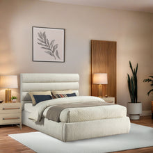 Load image into Gallery viewer, Adam - Boucle Fabric Bed With 52" Headboard
