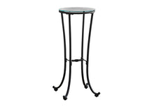 Load image into Gallery viewer, Accent Side Table, Plant Stand, Round, Contemporary &amp; Modern - Black
