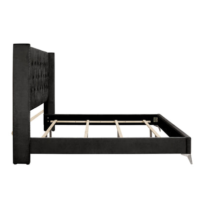 Huxley - 5/0 Queen Headboard, Footboard And Slats - Black