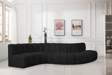 Load image into Gallery viewer, Arc - Boucle Fabric 6 Piece Curved Modular Sofa
