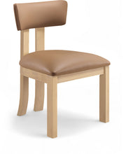 Load image into Gallery viewer, Lavrin - Vegan Leather Dining Side Chair (Set of 2) - Natural Base
