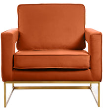 Load image into Gallery viewer, Noah - Accent Chair with Gold Legs
