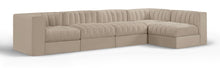 Load image into Gallery viewer, Rummi - Velvet Performance Fabric Upholstered 5 Piece Modular Sectional, L-Shaped (Right)

