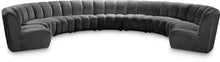 Load image into Gallery viewer, Infinity - 9 Piece Velvet Modular Sectional

