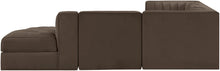 Load image into Gallery viewer, Rummi - Velvet Performance Fabric Upholstered 5 Piece Modular Sectional
