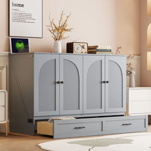 Load image into Gallery viewer, Murphy Bed With Large Drawers

