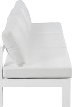 Load image into Gallery viewer, Nizuc - Outdoor Patio 3 Seat Armless Modular Sofa With White Frame
