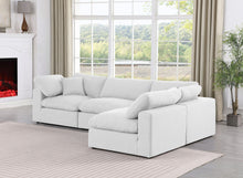 Load image into Gallery viewer, Comfy - 4 Piece Linen Fabric Modular Armless Sectional
