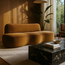 Load image into Gallery viewer, Swerve - Velvet 101" Upholstered Sofa
