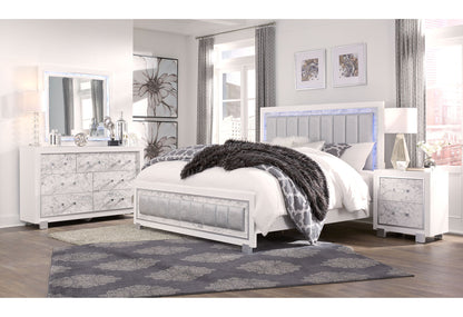 Santorini - Queen / King Bed Side Rails - White