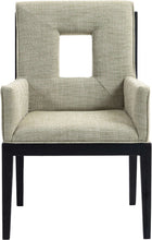 Load image into Gallery viewer, Gwendolyn - Dining Arm Chair With Black Frame
