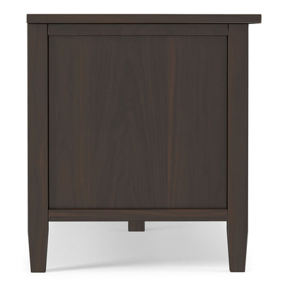 Warm Shaker - Low TV Media Stand - Brown - Ego Home Furniture
