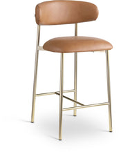 Load image into Gallery viewer, Lupita - Counter Stool With Brushed Gold Frame (Set of 2)
