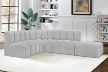 Load image into Gallery viewer, Arc - Boucle Fabric 5 Piece Corner Modular Sofa
