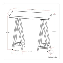 Load image into Gallery viewer, Sawhorse - Handcrafted Solid Table
