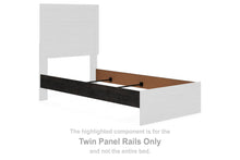 Load image into Gallery viewer, Belachime - Twin Panel Rails - Black
