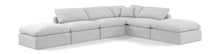 Load image into Gallery viewer, Indulge - Linen 6 Piece Modular Armless Sectional - White
