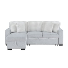 Load image into Gallery viewer, Ford - Reversible Pull Out Sofa Bed - Light Gray
