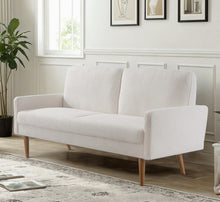 Load image into Gallery viewer, Sofa, European Style With Sleek Design, Modern &amp; Vintage Flair, Upholstered 3 Seater Couch
