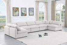 Load image into Gallery viewer, Indulge - Linen 7 Piece Modular U-Shaped Sectional - White
