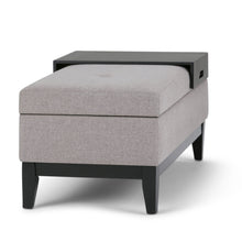 Load image into Gallery viewer, Oregon - Contemporary Storage Ottoman Bench With Tray
