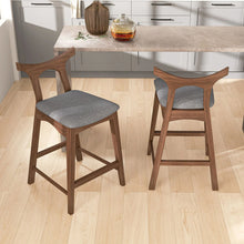 Load image into Gallery viewer, Hester - Upholstered, Square Bar Chair (Set of 2)
