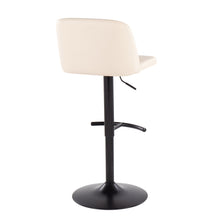 Load image into Gallery viewer, Toriano - Contemporary Adjustable Bar Stool With Rounded T Footrest (Set of 2)
