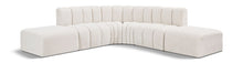 Load image into Gallery viewer, Arc - Boucle Fabric 6 Piece Corner Modular Sofa
