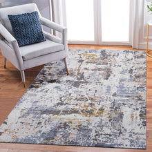 Load image into Gallery viewer, Payas - 8' X 10' Abstract Area Rug - Ivory / Blue
