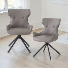 Load image into Gallery viewer, Damita - Side Chair With Swivel (Set of 2) - Camel
