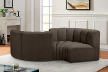 Load image into Gallery viewer, Arc - Boucle Fabric 4 Piece Curved Modular Sofa
