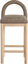Load image into Gallery viewer, Conrad - Linen Counter Stool With Natural Legs
