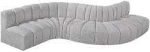 Load image into Gallery viewer, Arc - Boucle Fabric 6 Piece Curved Modular Sofa
