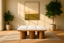 Load image into Gallery viewer, Pavilion - 6 Piece Modular Bench With Brown Base
