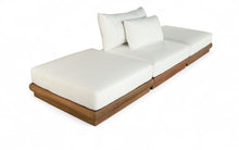 Load image into Gallery viewer, Mirella - 3 Piece Water Resistant Fabric Upholstered Outdoor Patio Modular Sofa
