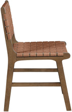 Load image into Gallery viewer, Entwine - Vegan Leather Upholstered Dining Chair - Painted Brown
