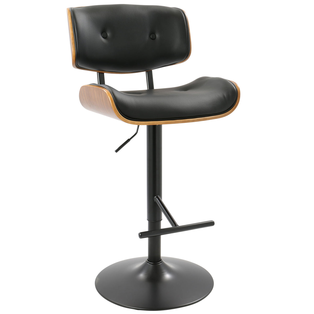 Lombardi - Mid Century Modern Adjustable Barstool - Ego Home Furniture