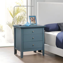Load image into Gallery viewer, 3 Drawer Nightstand &amp; Dove Tailed Drawers
