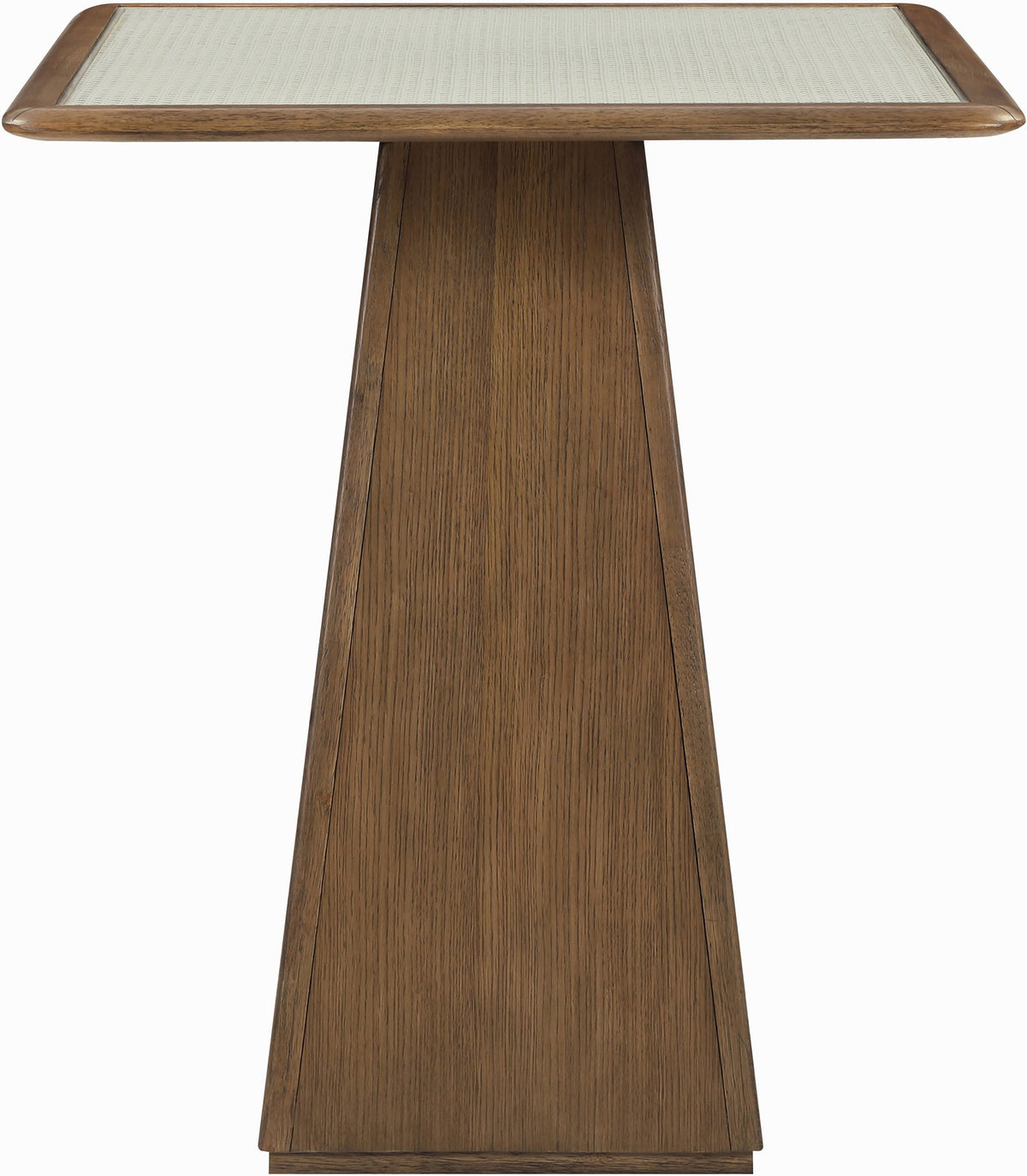 Atrium - Glass Top And Wood Base Dining Table
