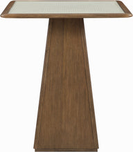 Load image into Gallery viewer, Atrium - Glass Top And Wood Base Dining Table
