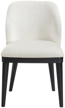 Load image into Gallery viewer, Valeo - Linen Textured Fabric Upholstered Dining Chair (Set of 2) - Painted Black Base

