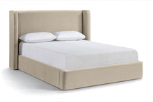 Load image into Gallery viewer, Kendall - Velvet Upholstered Bed - Cream
