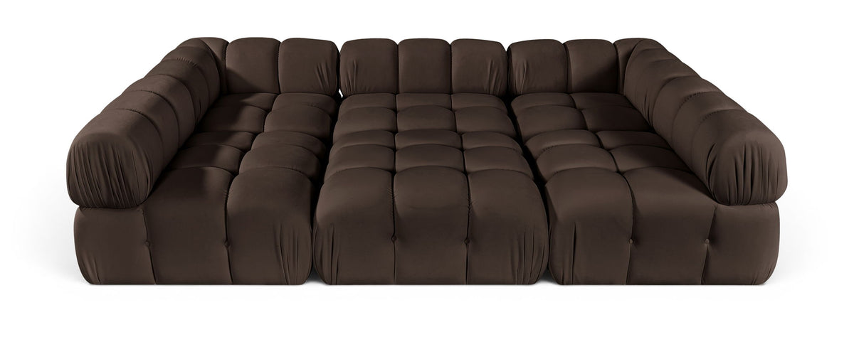 Orin - Velvet 6 Piece Modular Sectional