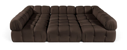 Orin - Velvet 6 Piece Modular Sectional