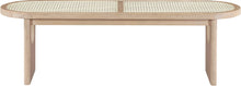Load image into Gallery viewer, Canovia - Solid Wood And Faux Cane Bench
