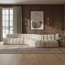 Load image into Gallery viewer, Arc - Boucle Fabric 7 Piece Modular Sofa
