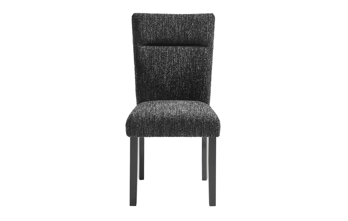 D2502 - 7 Piece Dining Room Set (Table And 6 Chairs) - Black