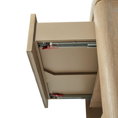 Trilogy - Two Drawer Nightstand With Rope Fronts - Toffee