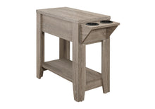 Load image into Gallery viewer, Accent Side Table, Storage, Lamp, Transitional Space-Saving Design
