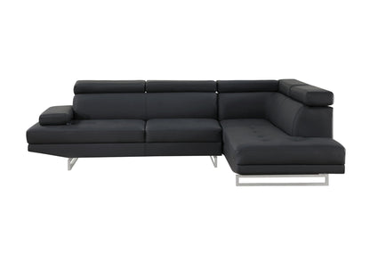 U9784 - Right Arm Facing Sectional - Black